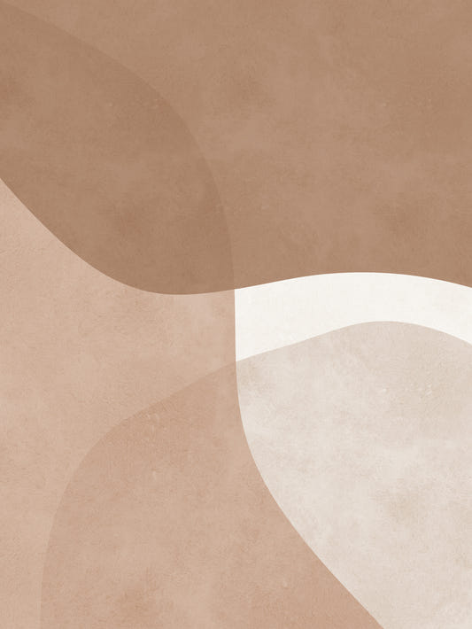 Curve Terracotta Wall Mural