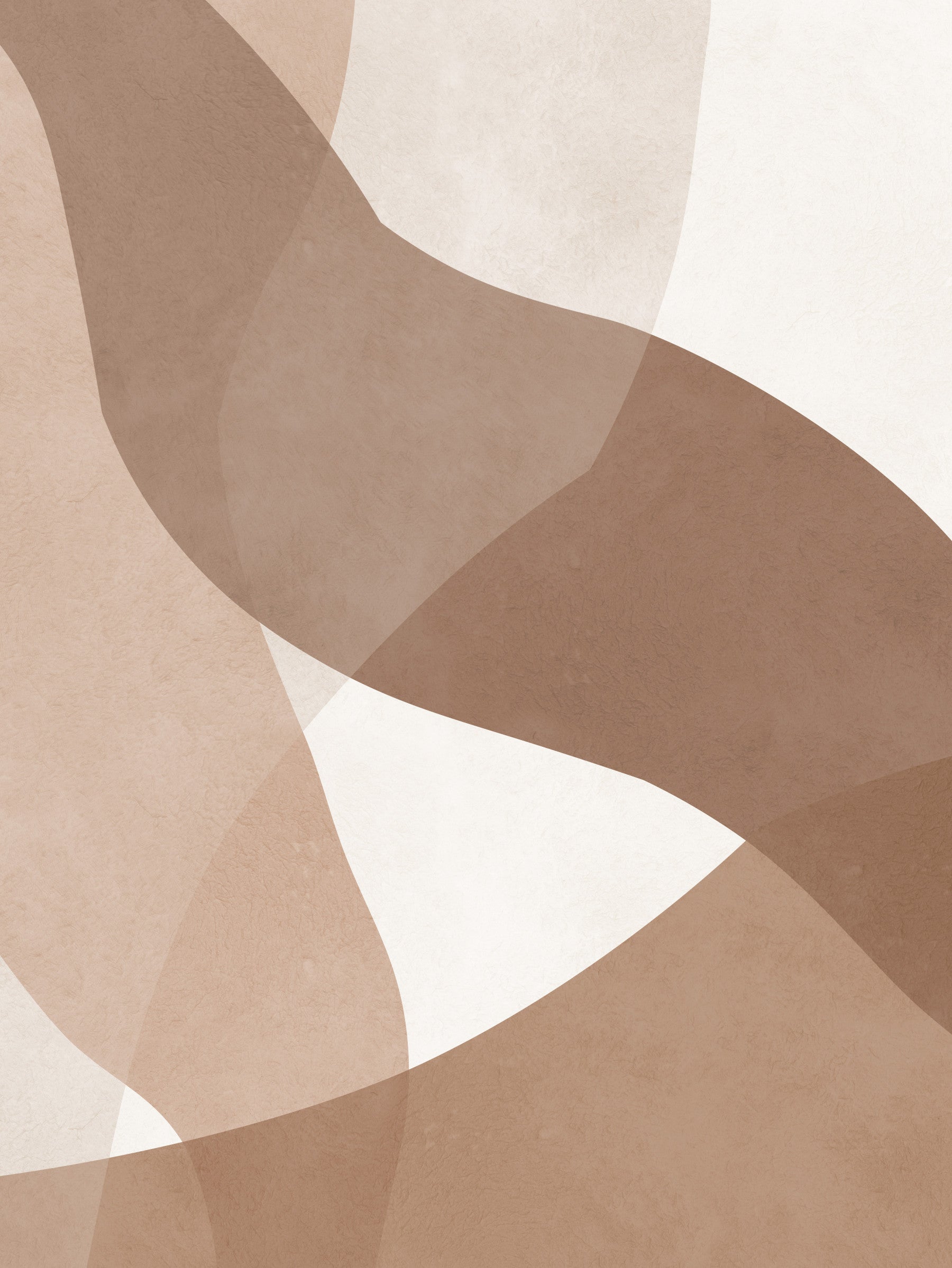 Terracotta Swirls Wall Mural