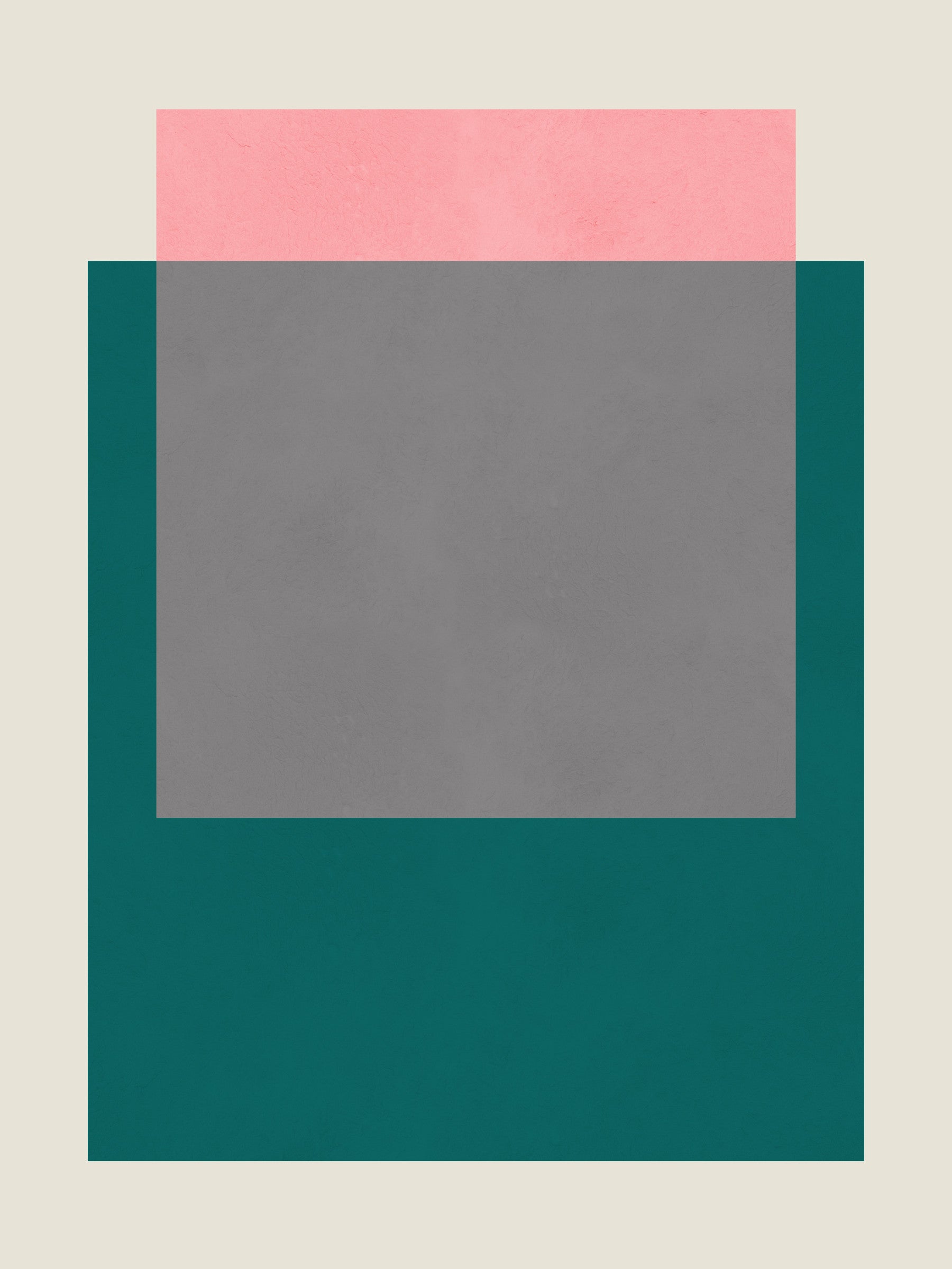 Color Block Harmony Wall Mural