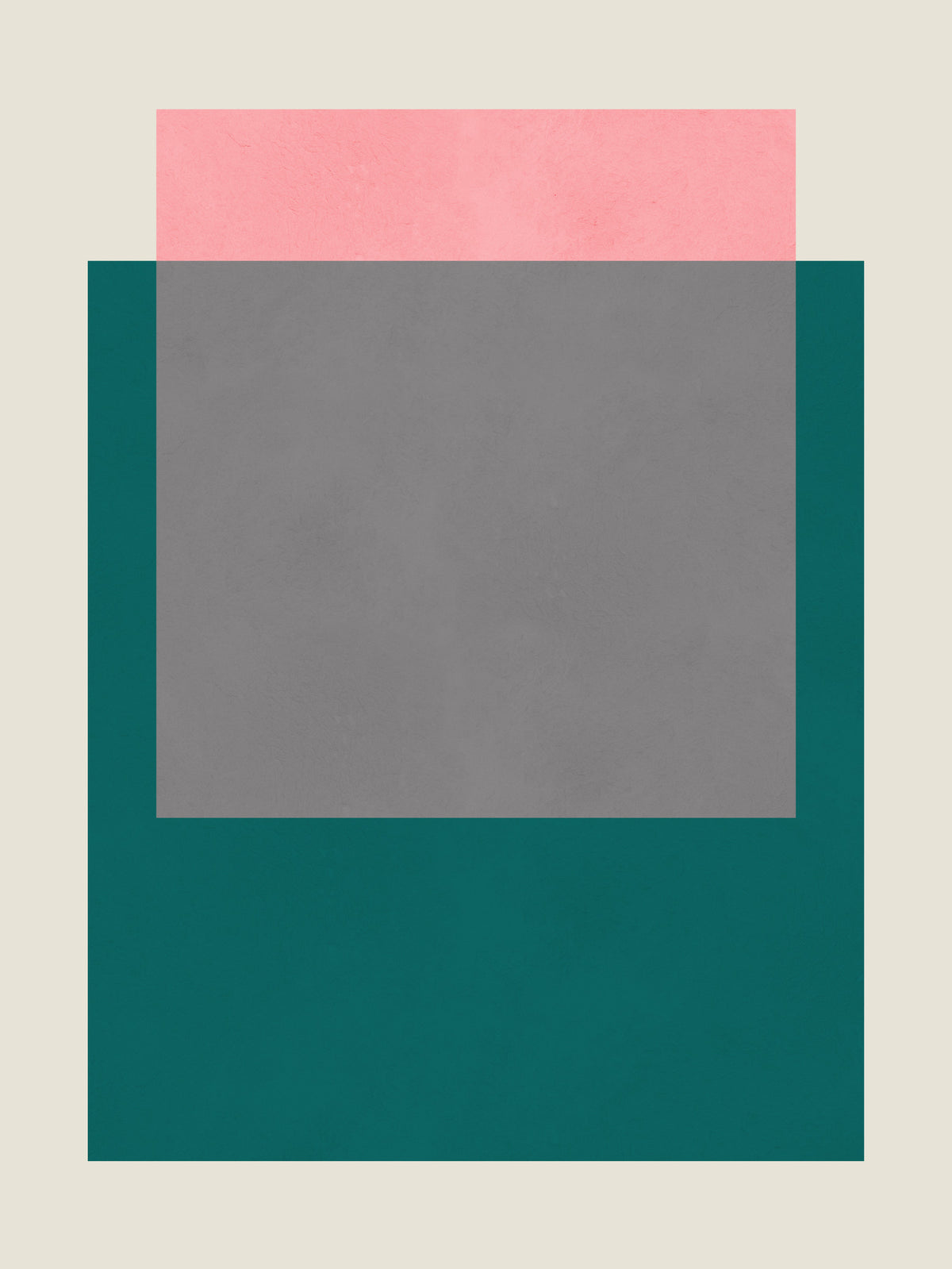 Color Block Harmony Wall Mural in your room — zoomed