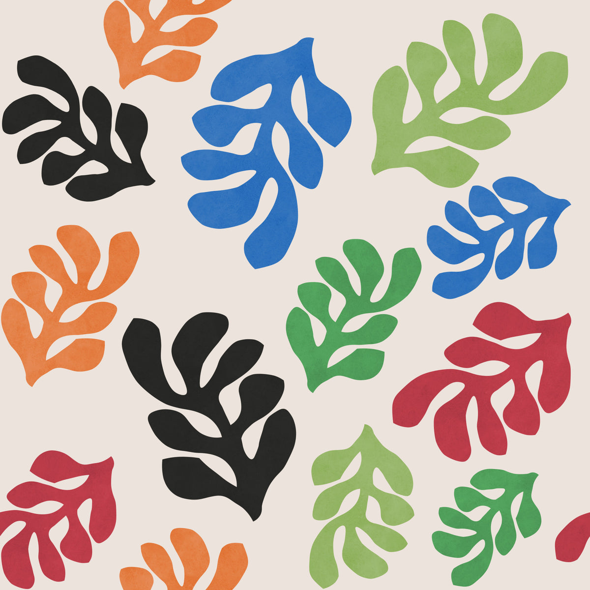 Leaf Collage Wallpaper⁠