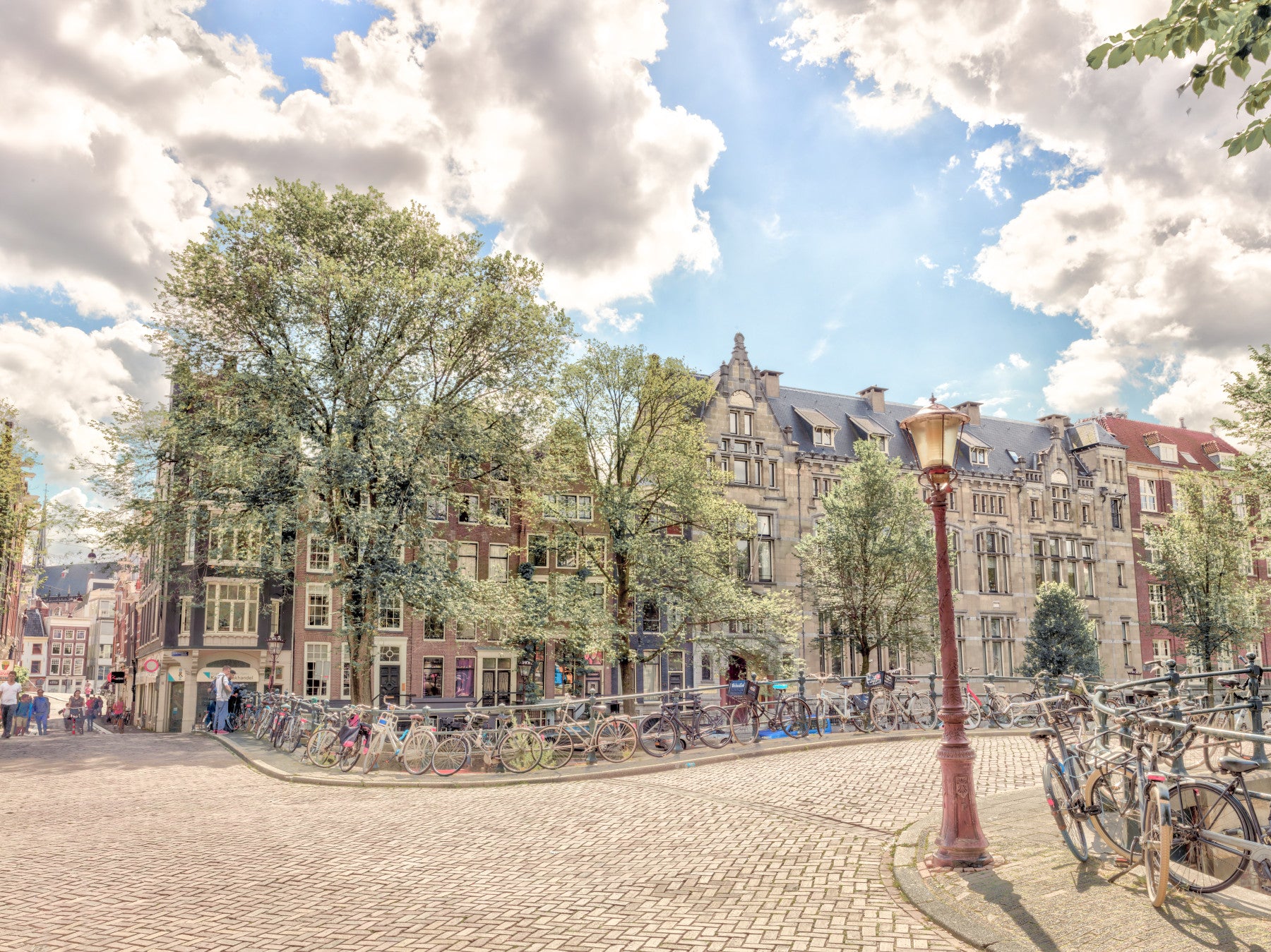 Amsterdam Streets Wall Mural