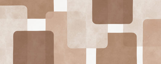 Earthy Blocks Wall Mural