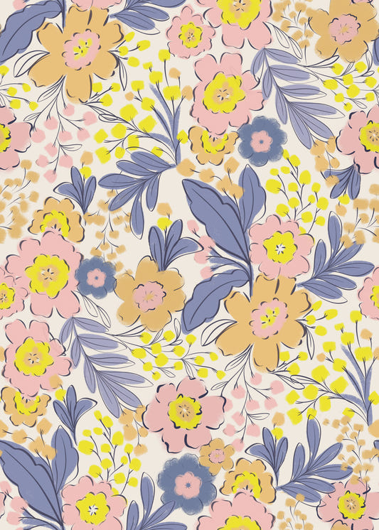 Painted Bloom Wallpaper⁠