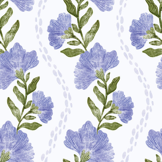 Periwinkle Bloom Wallpaper⁠