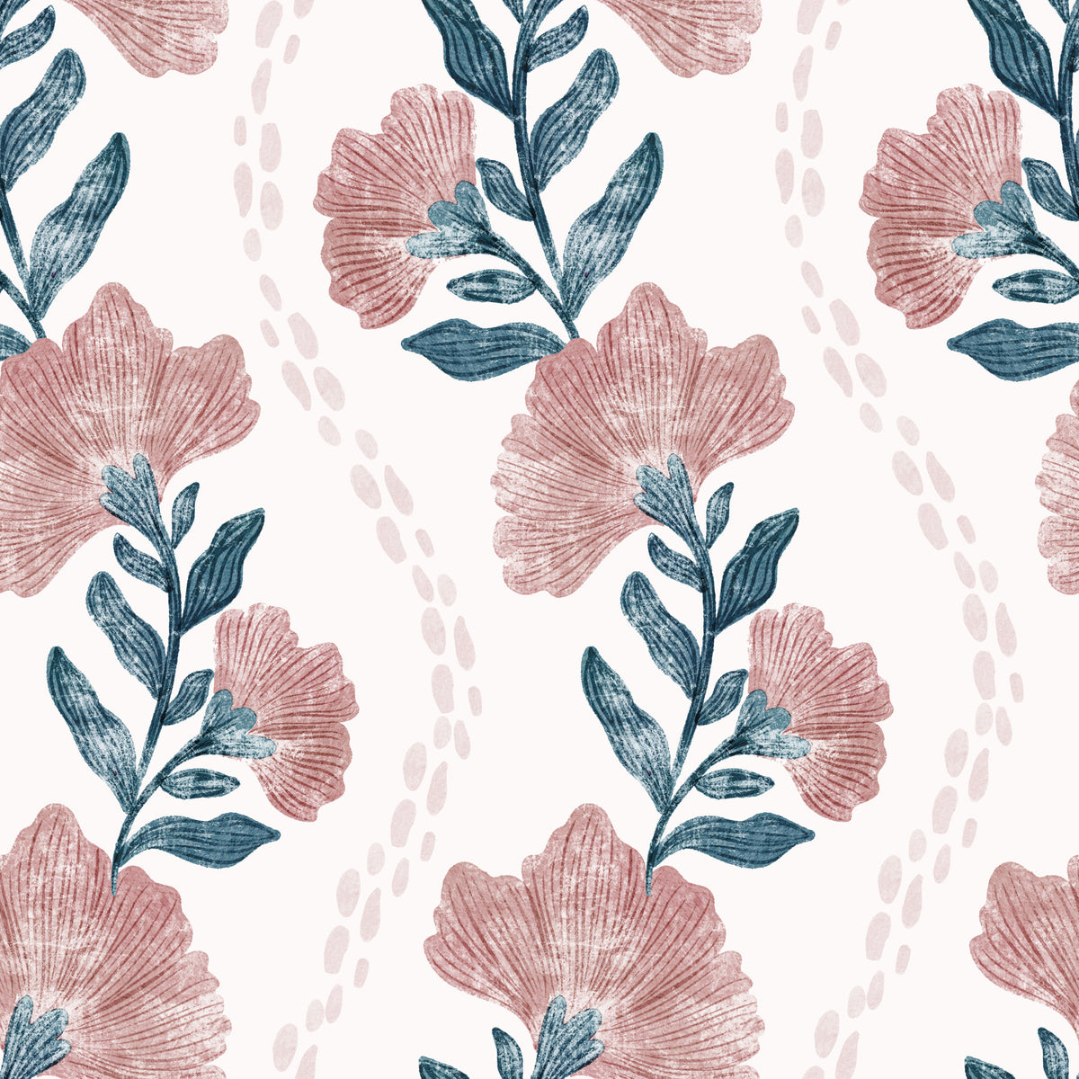 Blush Bloom Wallpaper Wallpaper⁠