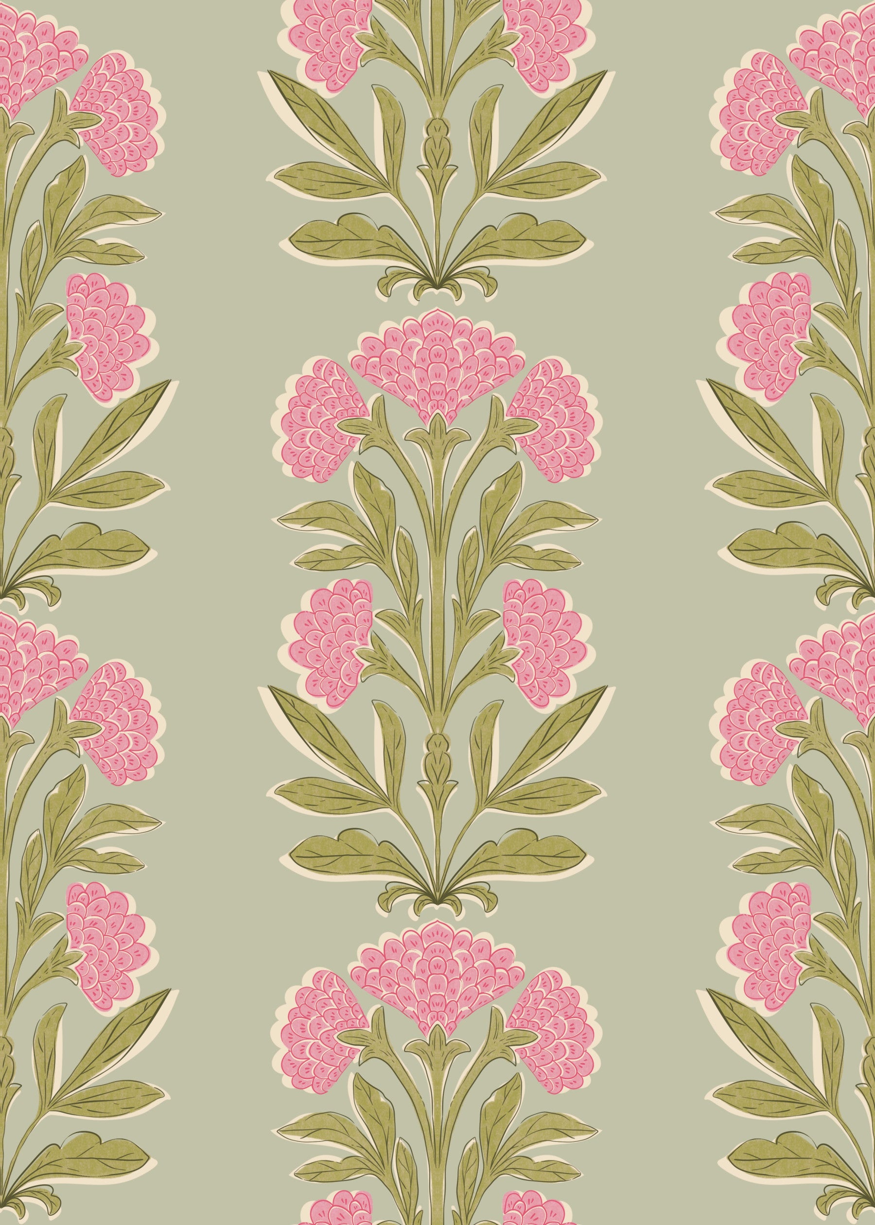 Pink Blossom Trail Wallpaper⁠