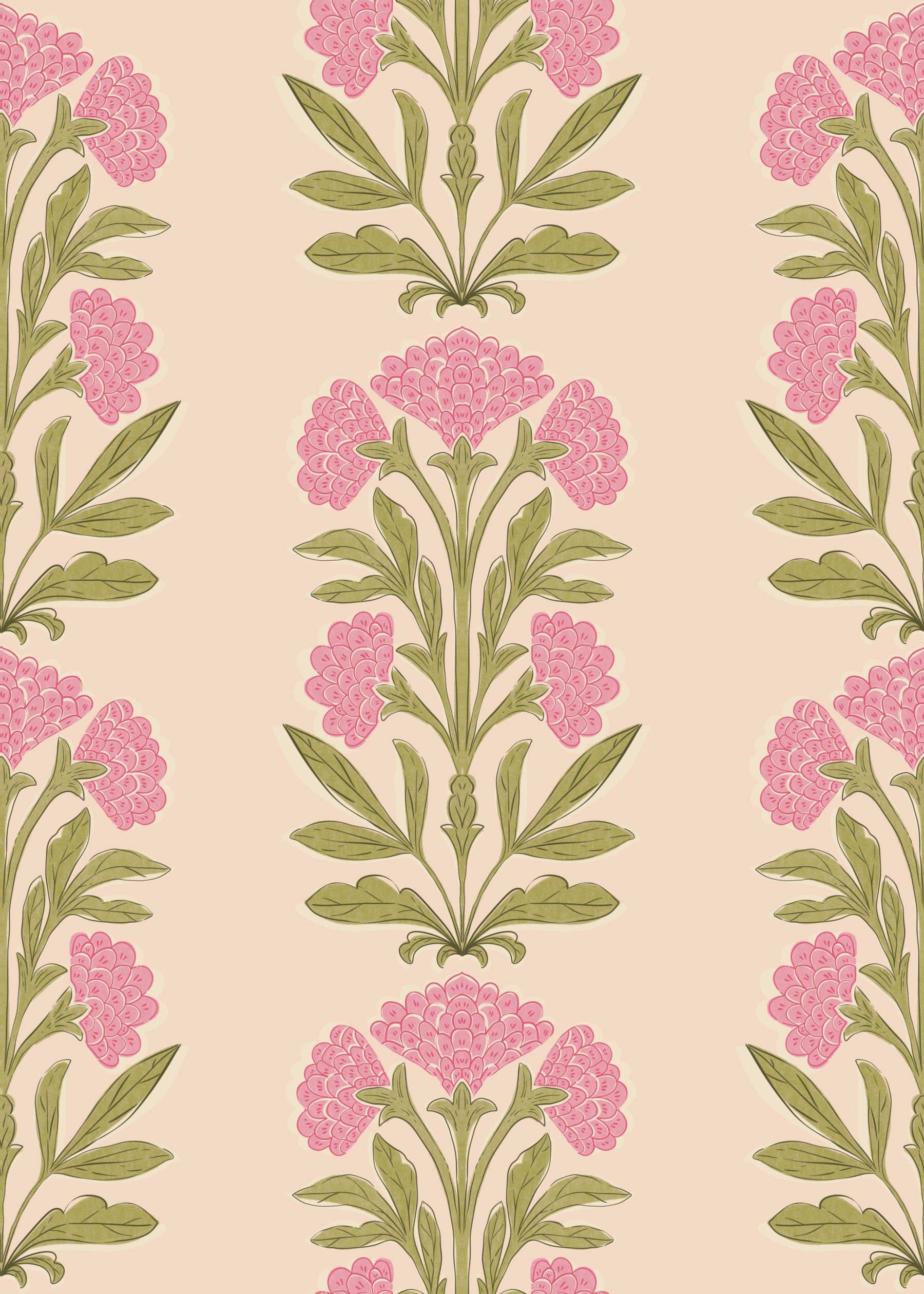 Pink Petal Parade Wallpaper⁠