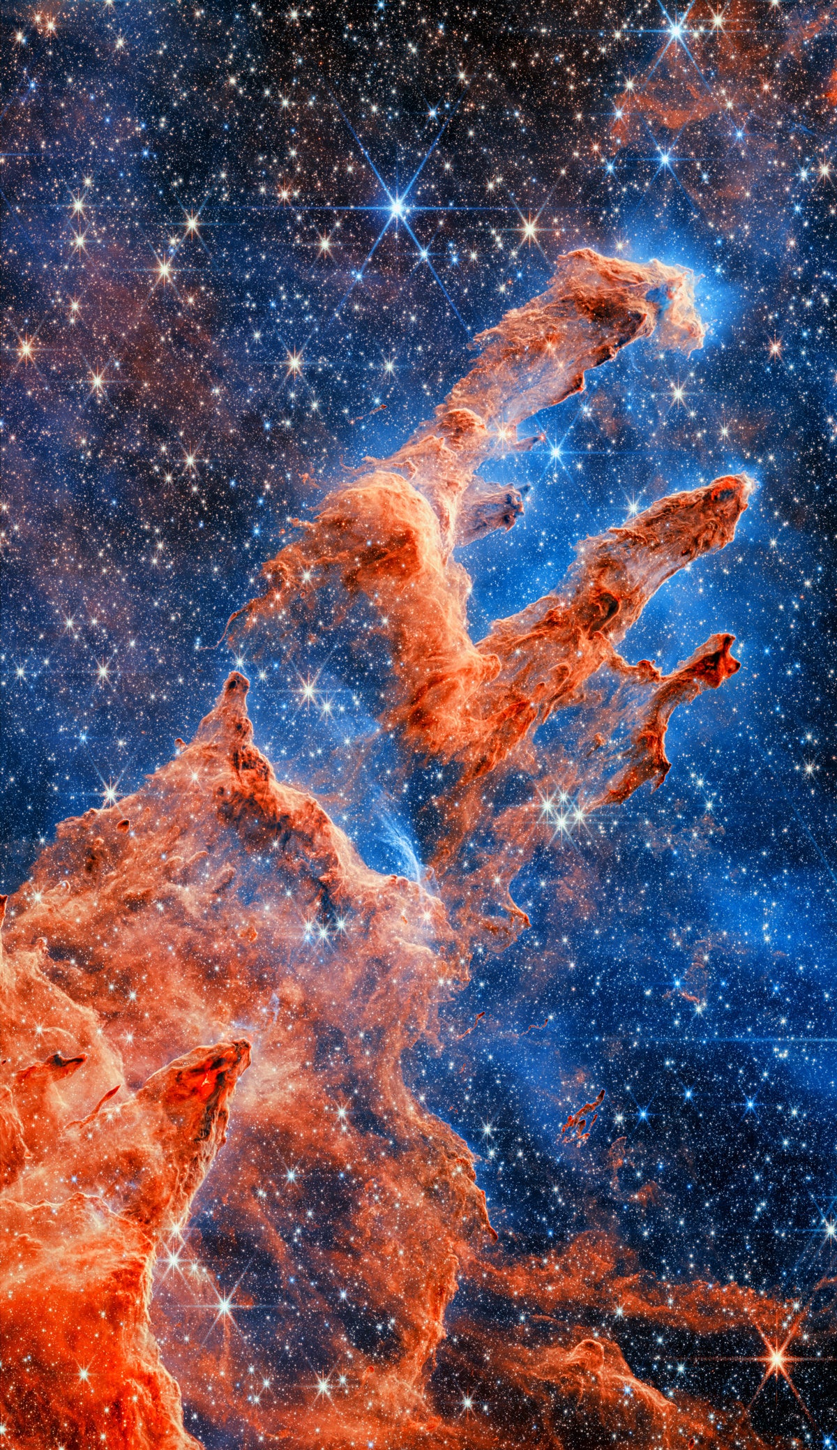 The Pillars of Creation Wall Mural in your room — zoomed
