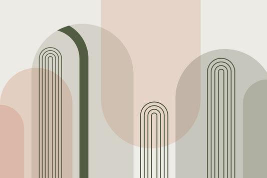 Modern Curves Wall Mural
