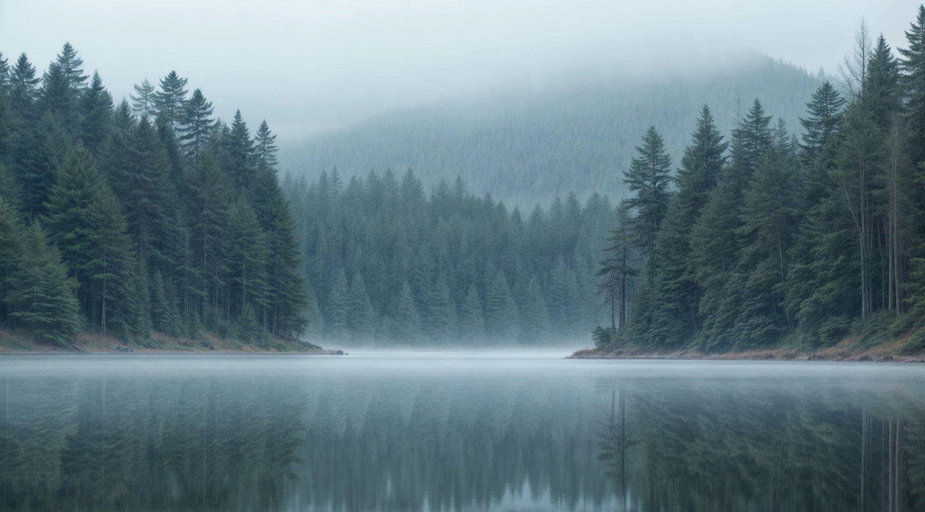 Forest Reflections Wall Mural