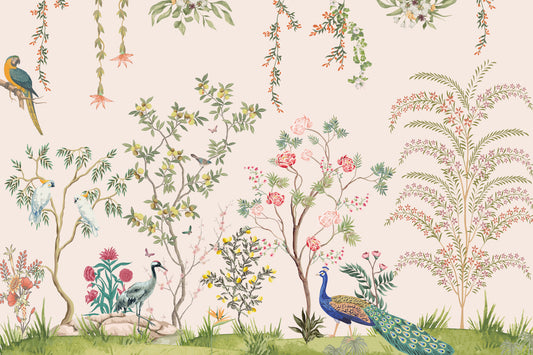 Madhuban Chinoiserie Eden Wall Mural
