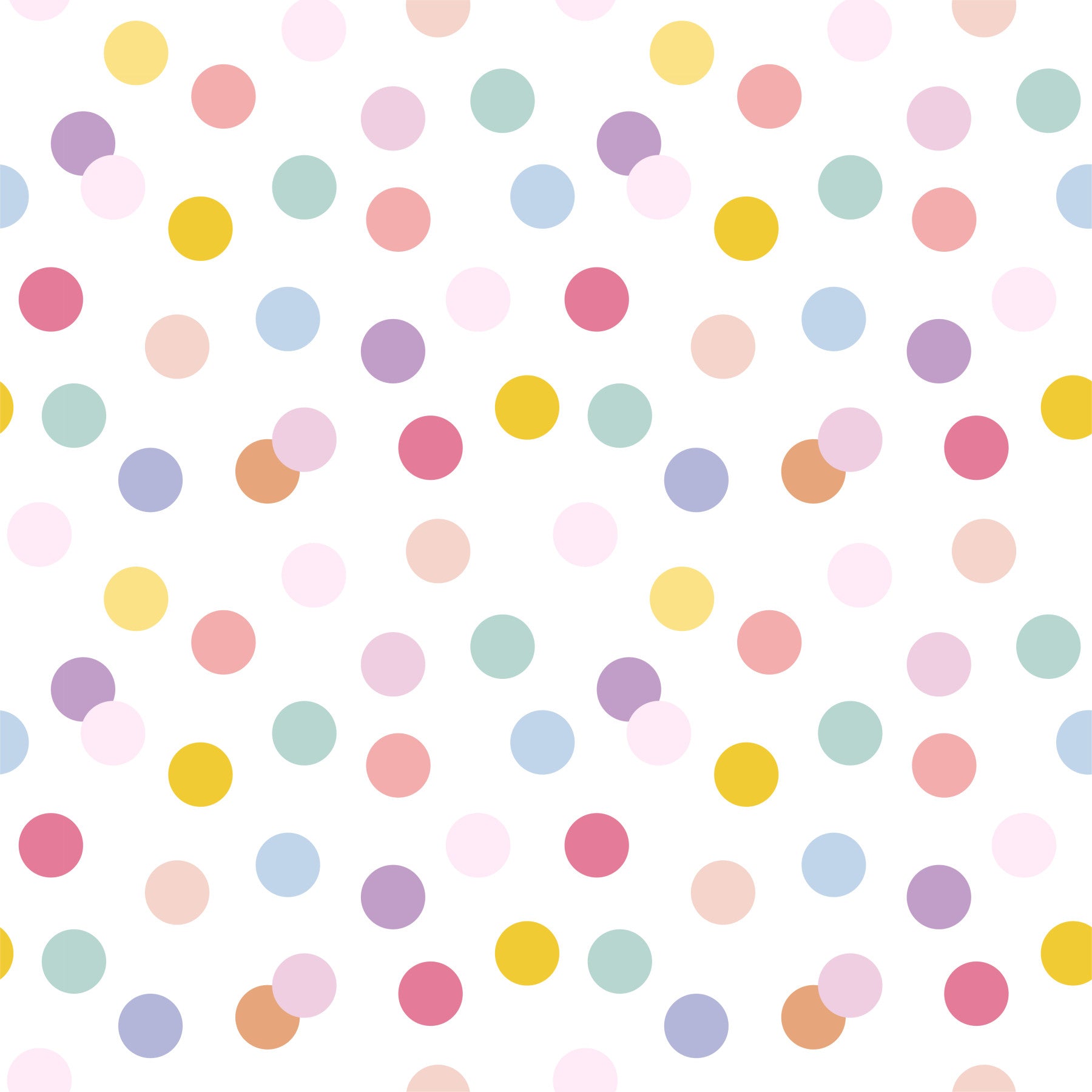 Pastel Polka Dots Wallpaper⁠