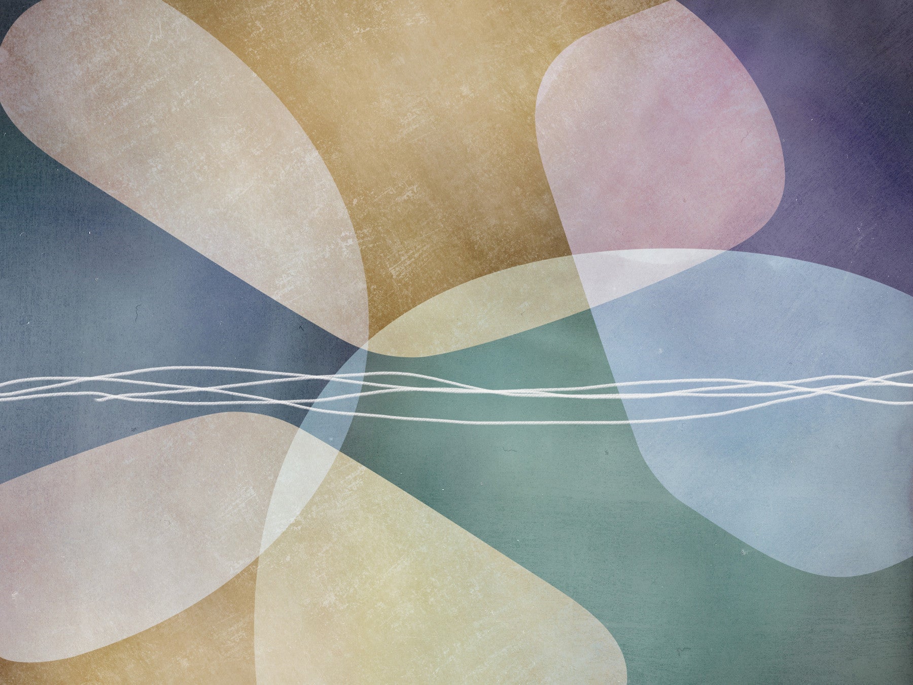 Soft Geo Wall Mural