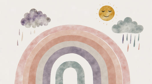 Sunshine & Rainbows Wall Mural