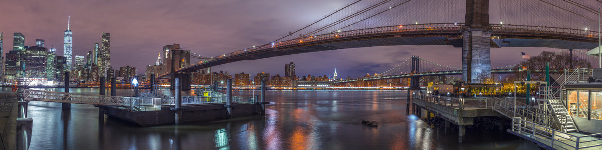 New York Nightscape Wall Mural