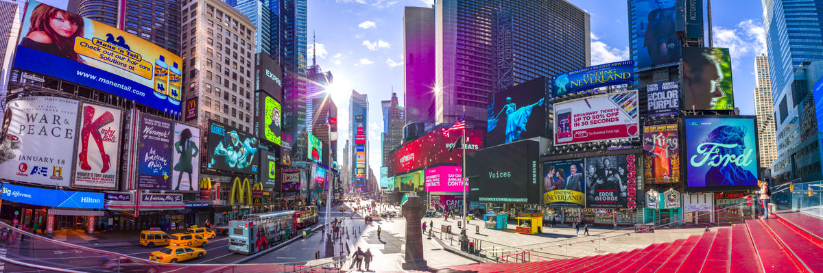 Times Square Burst Wall Mural