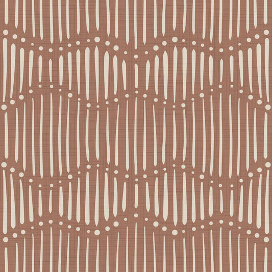 Waves On Mocha Mousse Canvas Wallpaper⁠