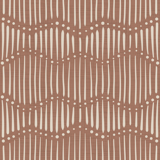 Waves On Mocha Mousse Canvas Wallpaper⁠