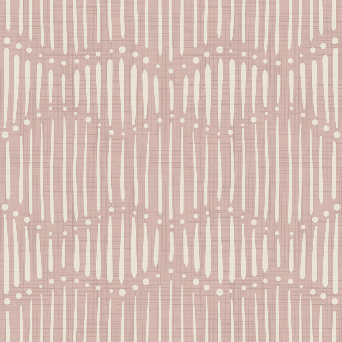 Boho Waves On Rosy Canvas Wallpaper⁠ in your room — zoomed