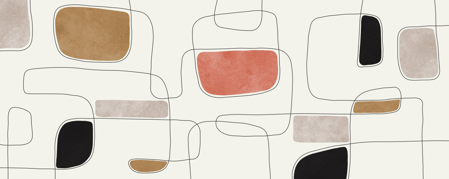 Modern Abstract Harmony Wall Mural