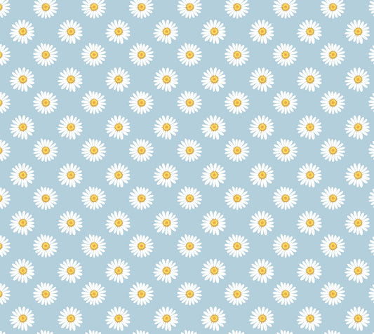 Daisies on Blue Wallpaper⁠
