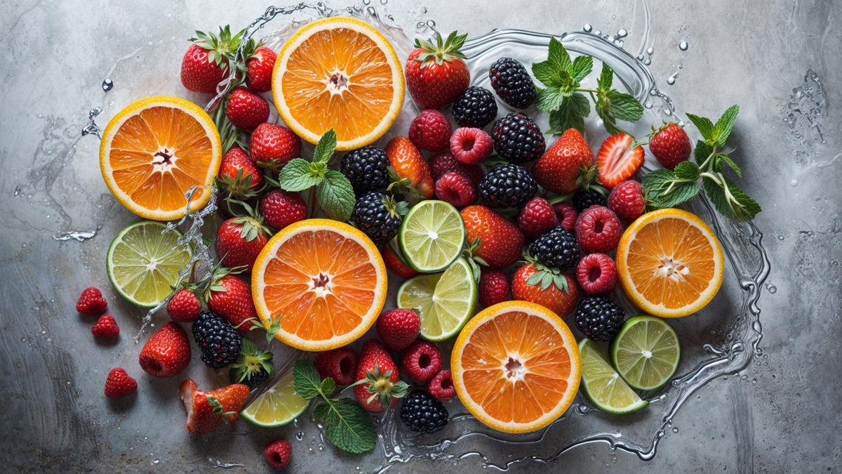 Fruity Splash Wall Mural