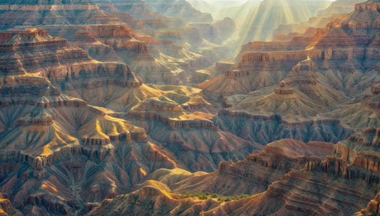 Layers of Light Canyon View Wall Mural