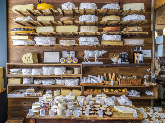 London's Organic Cheese Shop Wall Mural