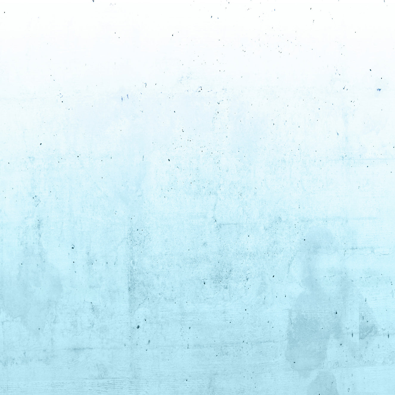 Teal Ombre on Concrete Wall Mural