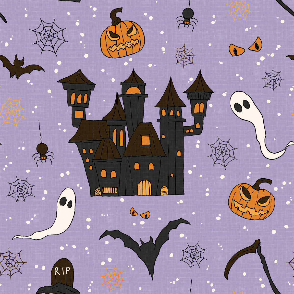 Phantom Castle Foggy Lavender Wallpaper⁠