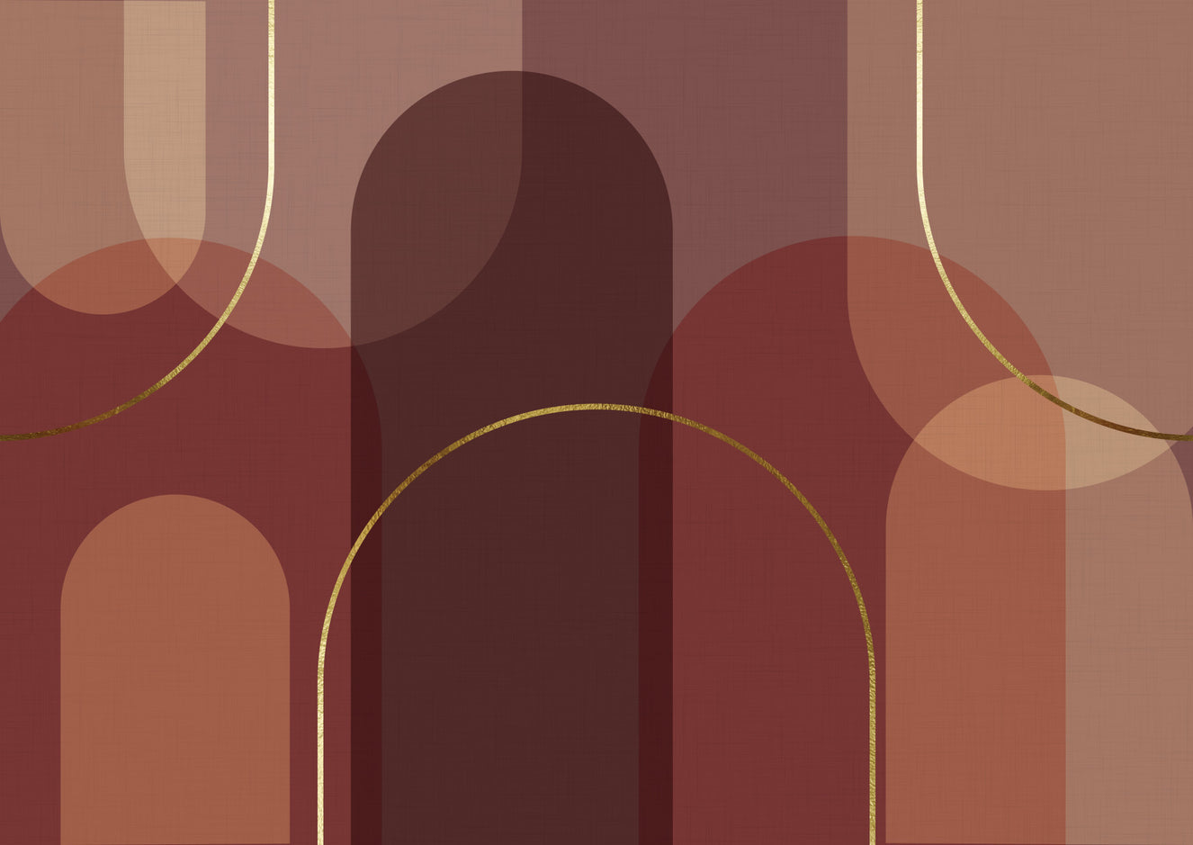 Elegant Earthy Tones Wall Mural
