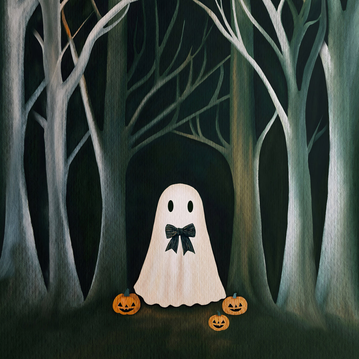 The Preppy Ghost Wall Mural