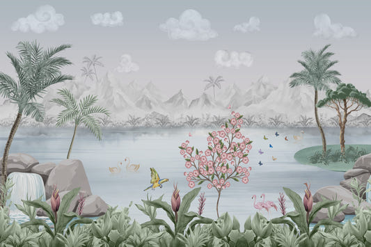 Water Garden Dream Wall Mural