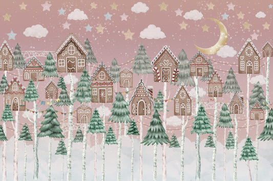 Gingerbread Dreams Wall Mural