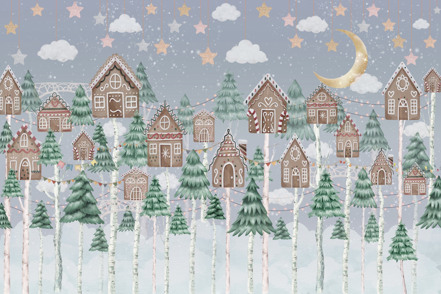 Sweet Winterscape Wall Mural