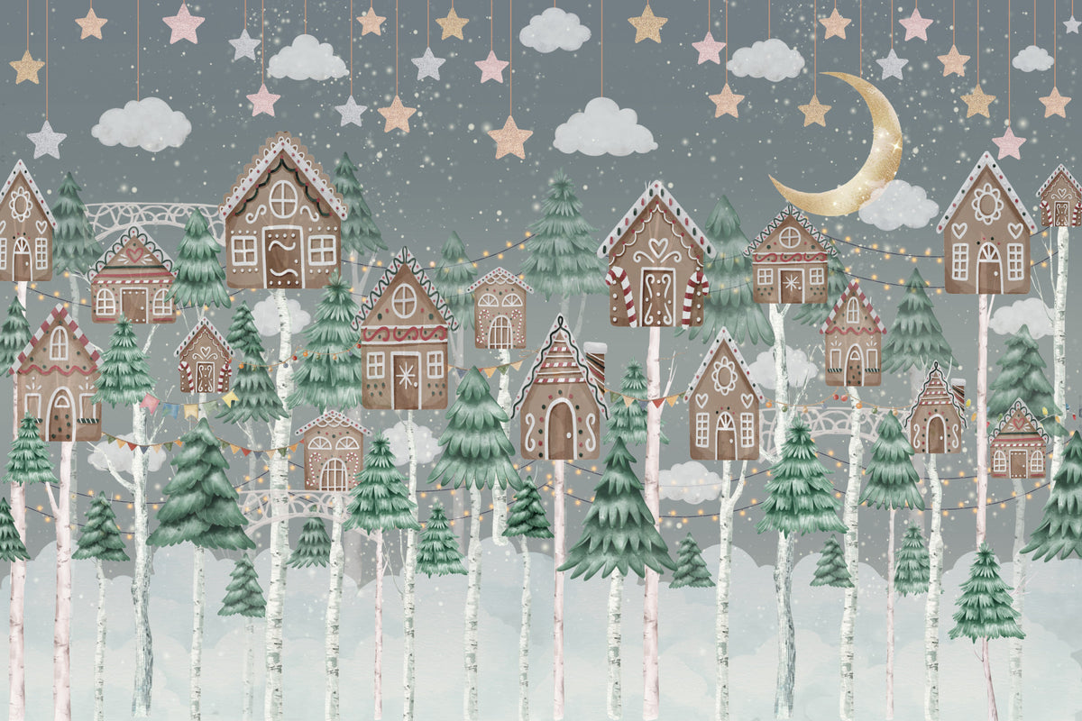 Sugar Plum Forest Wall Mural