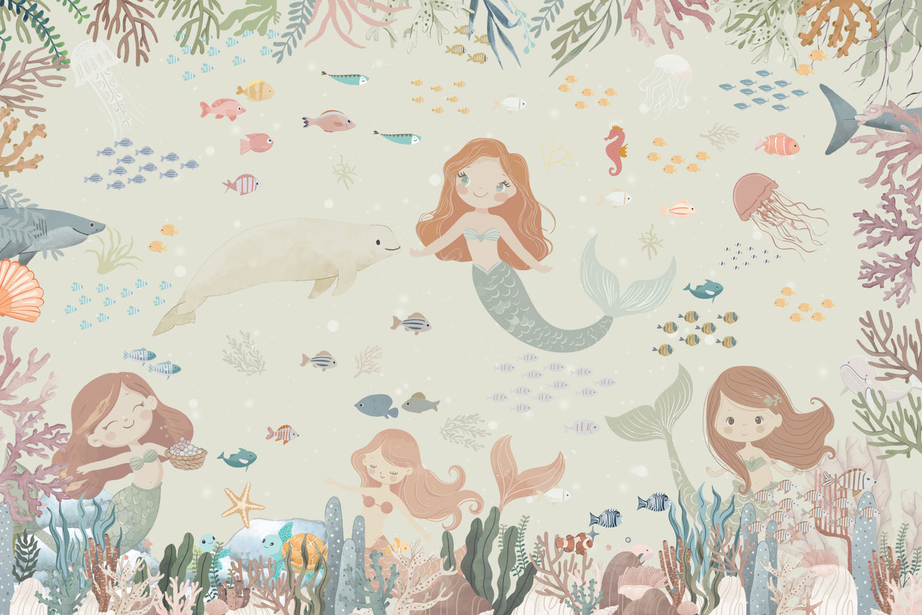 Ocean's Lullaby Wall Mural