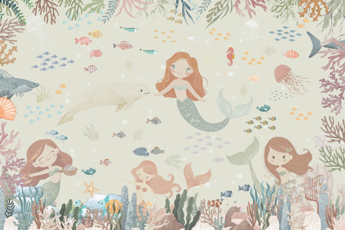 Ocean's Lullaby Wall Mural