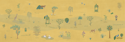 Golden Savannah Wall Mural