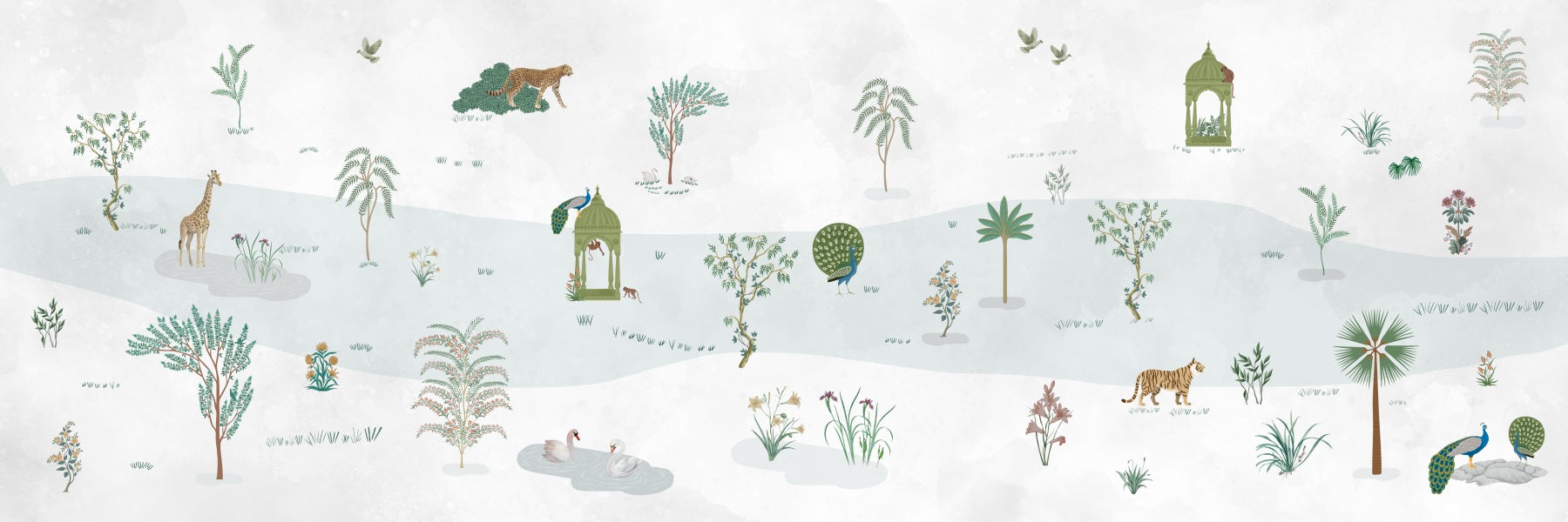 Tranquil Eden Wall Mural