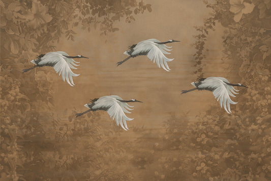Asian Avian Dream Wall Mural