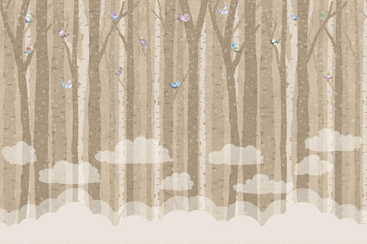 Birch Song Wall Mural