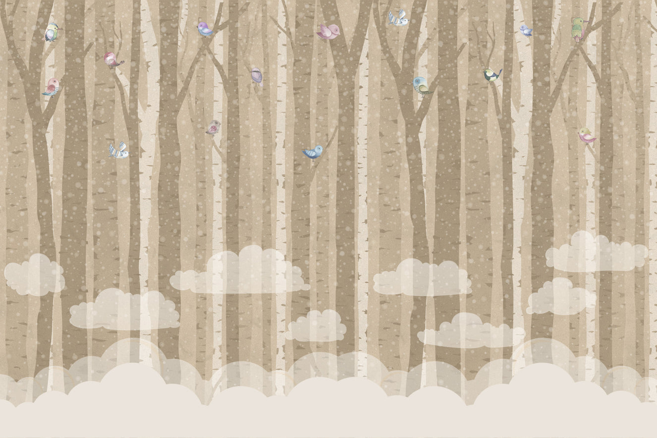 Birch Song Wall Mural