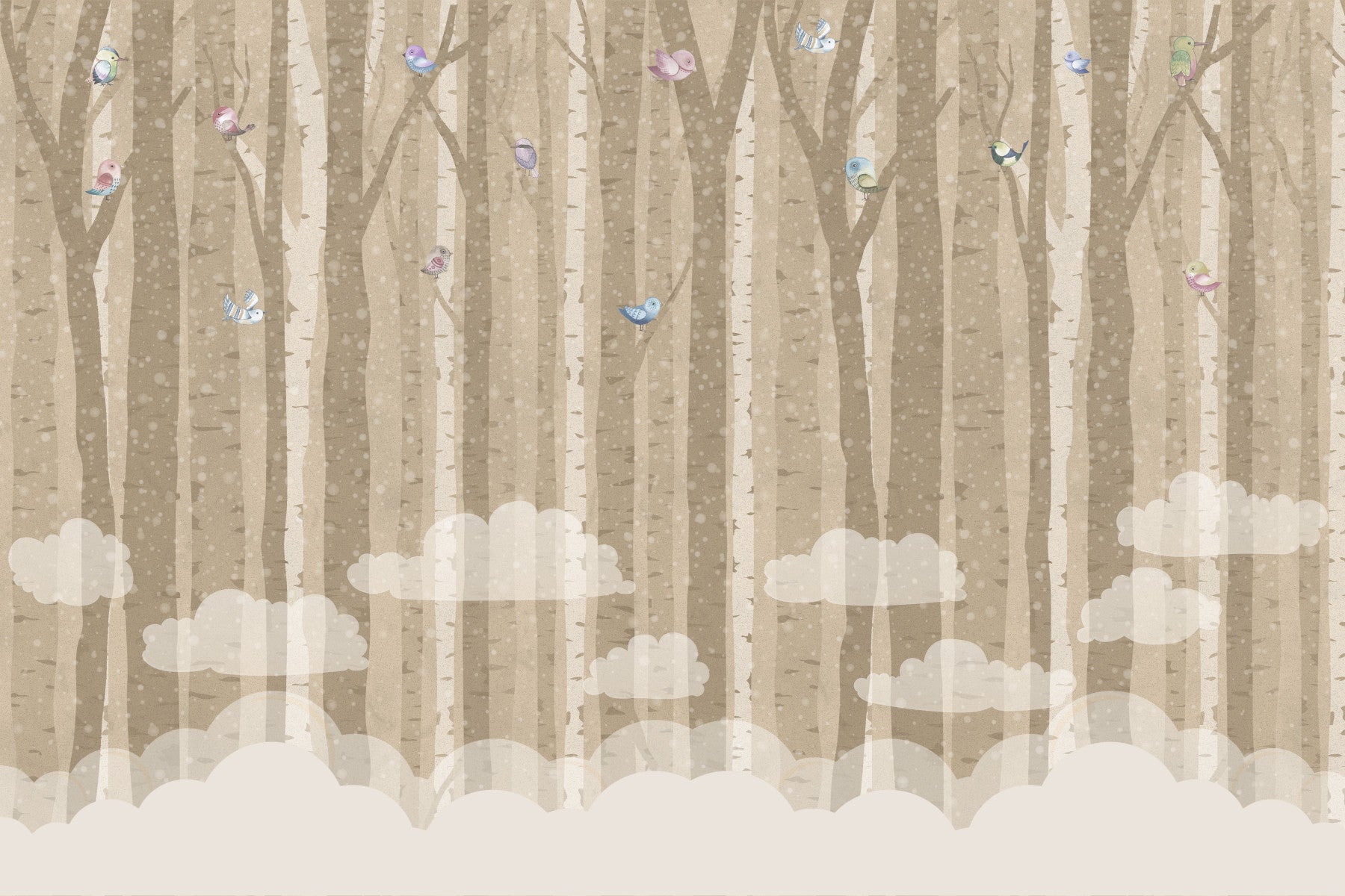 Birch Song Wall Mural