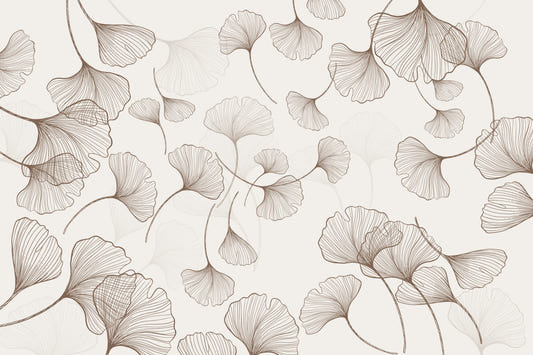 Ginkgo Whispers Wall Mural