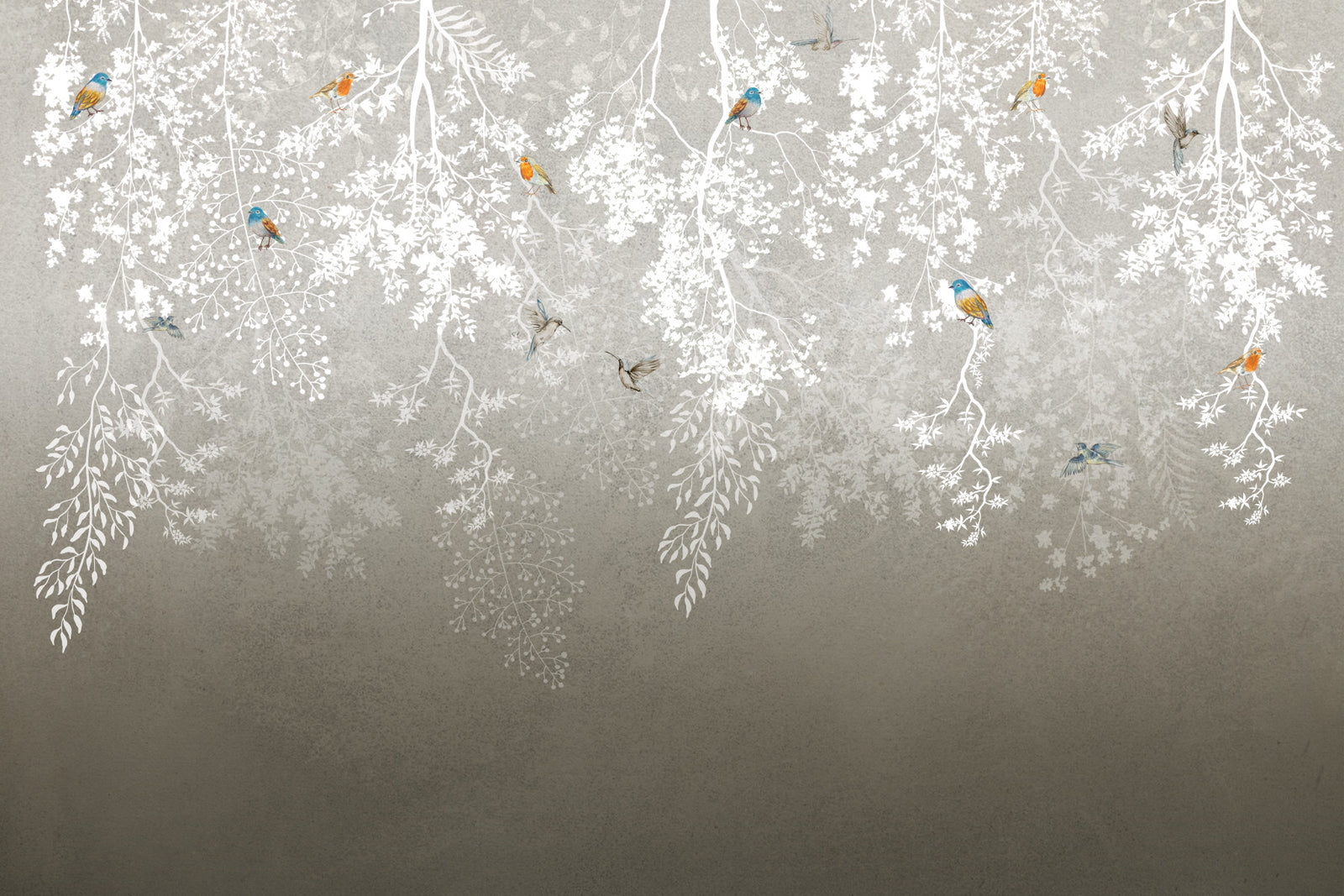 Birds & Blooms Serenity Wall Mural