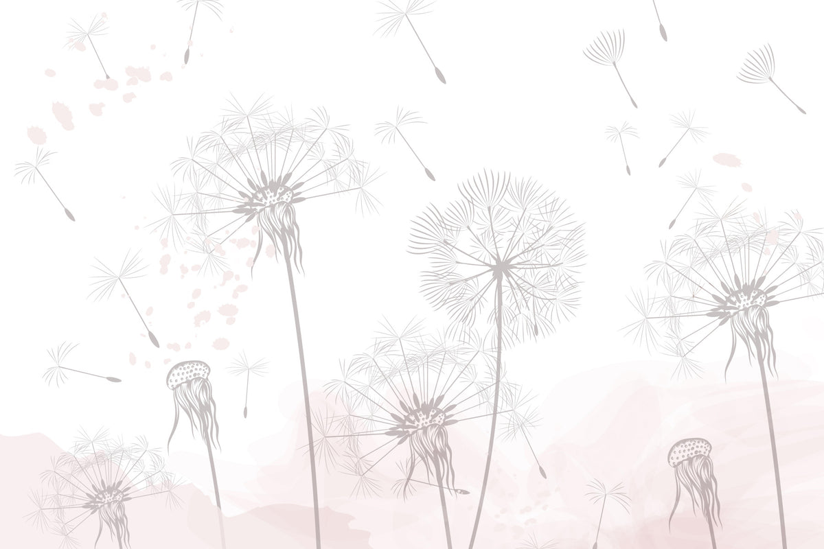 Airy Wishes Wall Mural in your room — zoomed