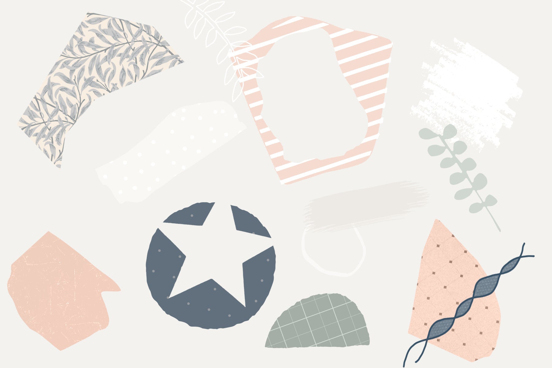 Scrapbook Chic Wall Mural