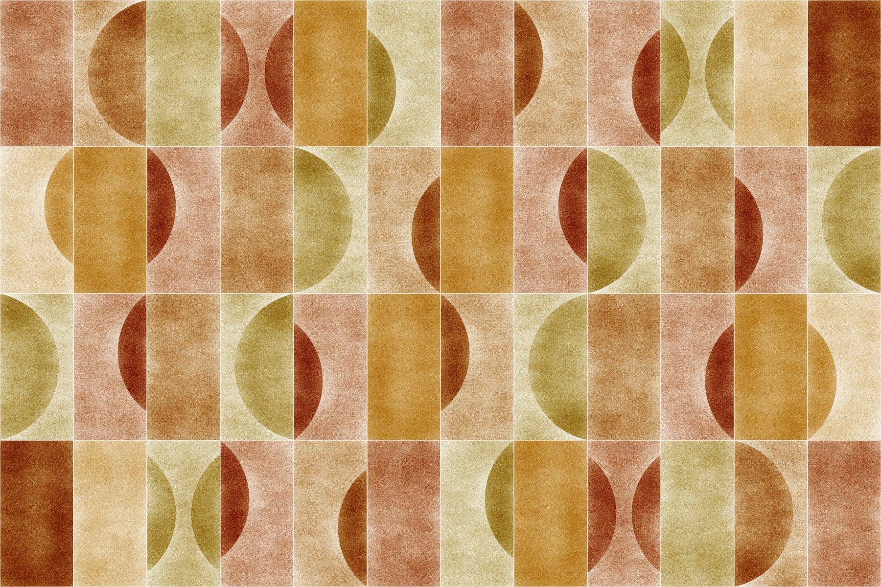 Velluto Earthy Geometry Wall Mural